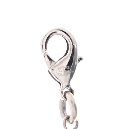 Chanel Crystal Pearl CC Long Necklace Silver 6 of 8