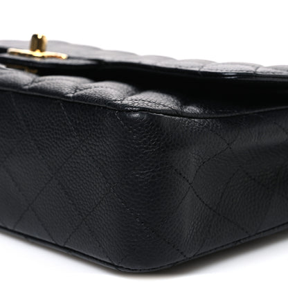 Chanel Caviar Quilted Medium Double Flap Black 9 of 9