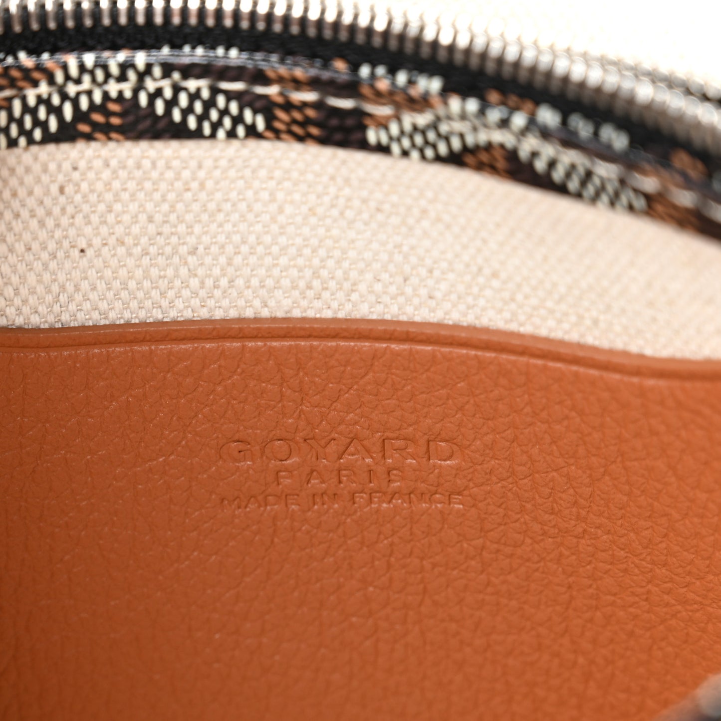 Goyardine Plumet Wallet Clutch Black Gold