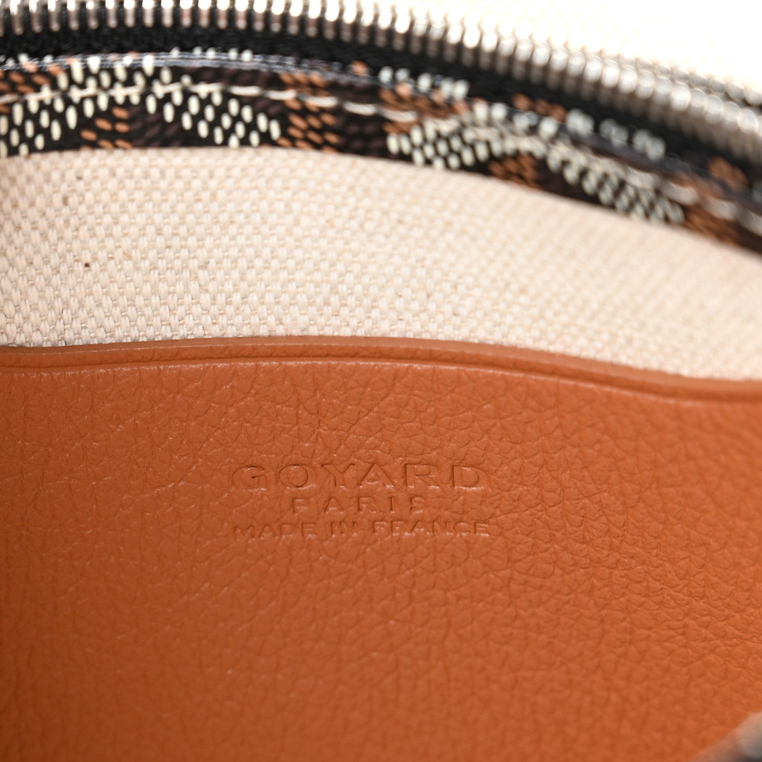 Goyard Goyardine Plumet Wallet Clutch Black Gold 6 of 10