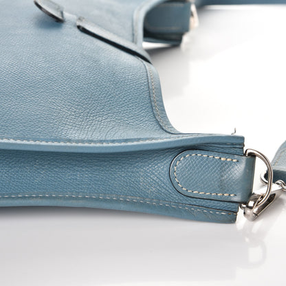 Hermes Epsom Evelyne PM Blue Jean 11 of 14