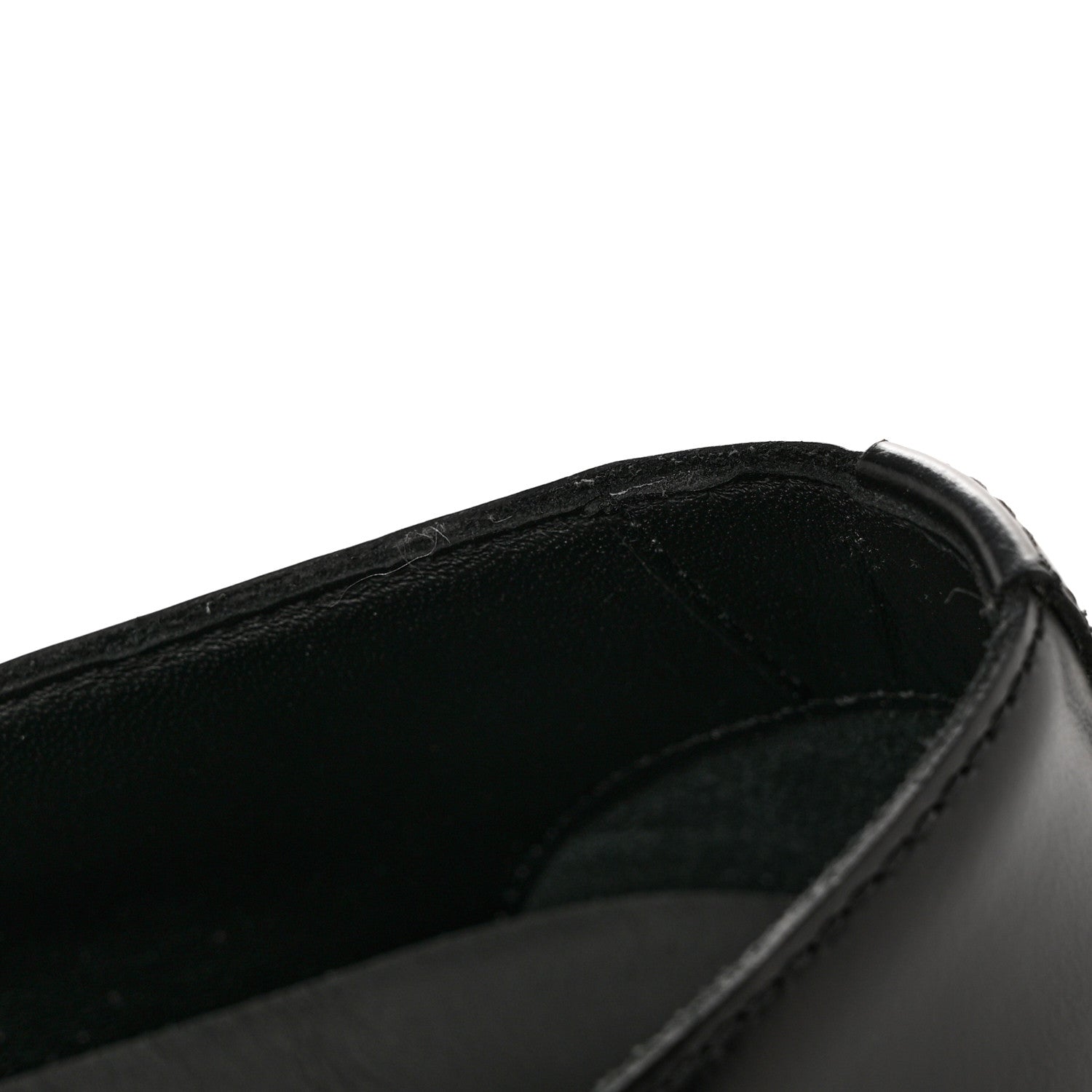 Hermes Glazed Calfskin Hoxton Oxford 37 Black 13 of 15