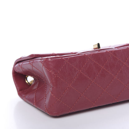 Chanel Aged Calfskin Quilted 2.55 Reissue Mini Flap Red 8 of 11
