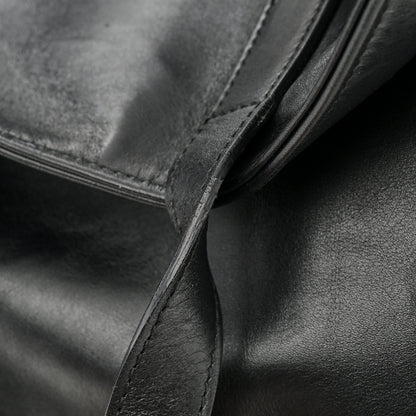 Saint Laurent Calfskin Suede North South Reversible Shopping Tote Black 15 of 16