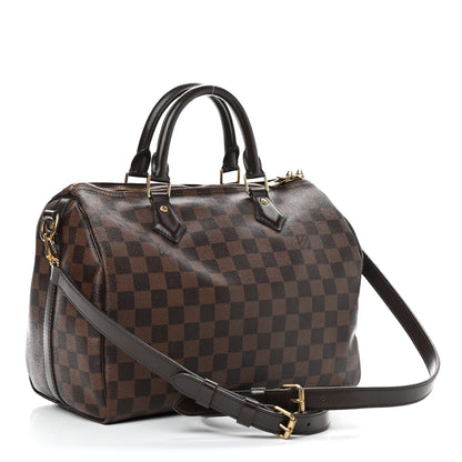 Louis Vuitton Damier Ebene Speedy Bandouliere 30 3 of 11