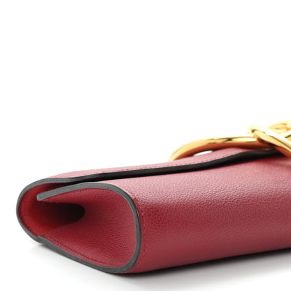 Hermes Evergrain Egee Clutch Rouge H 8 of 10