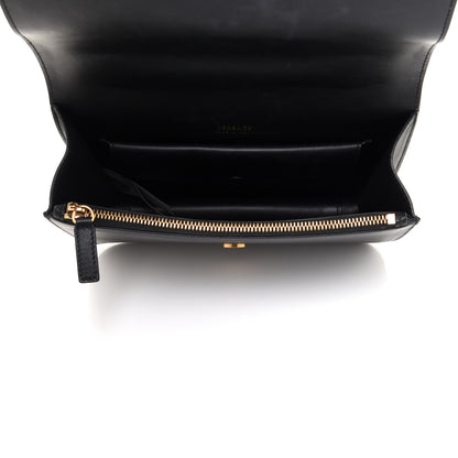Versace Vitello Barocco Virtus Top Handle Shoulder Bag Black 5 of 10