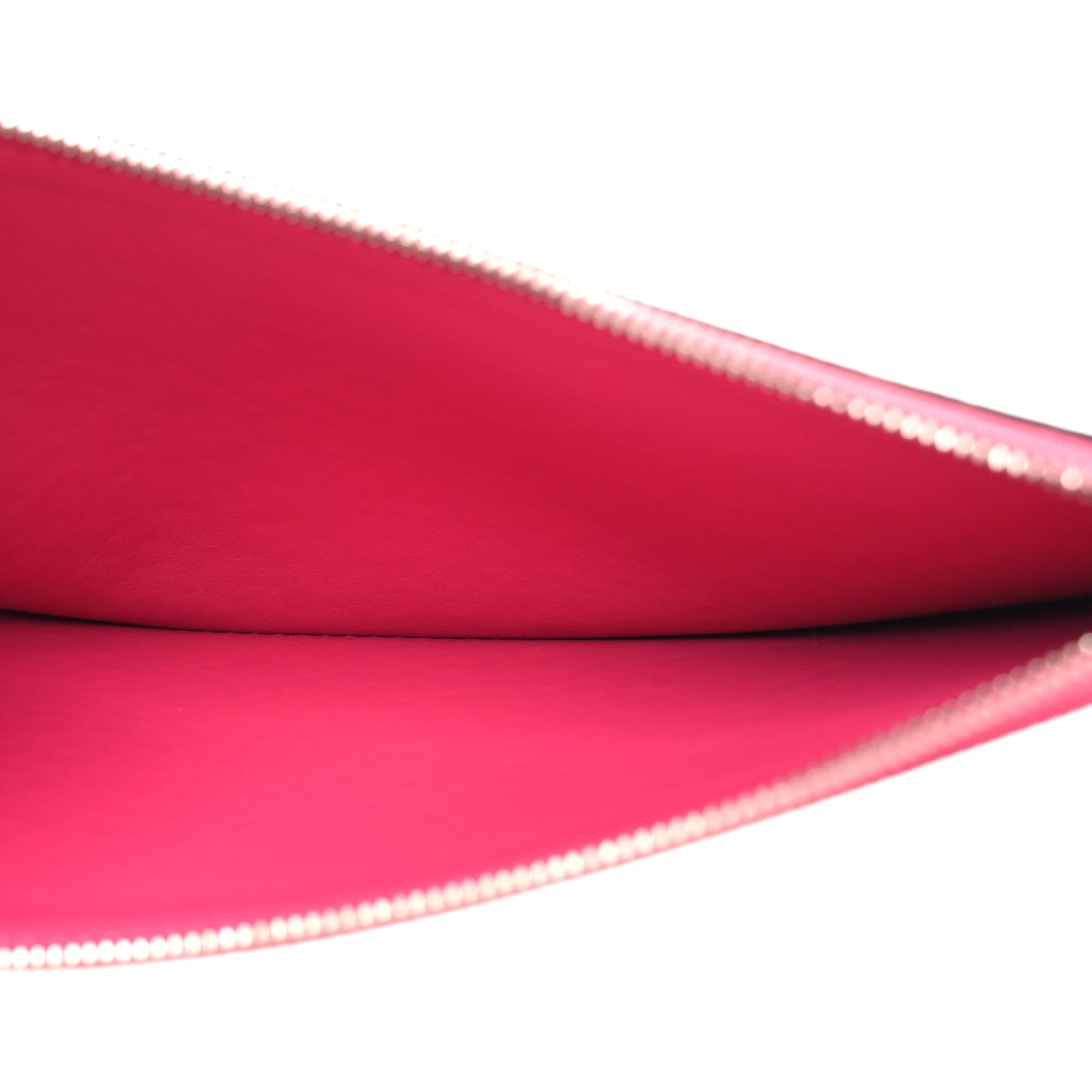 Calfskin Felicie Card Holder Insert Fuchsia