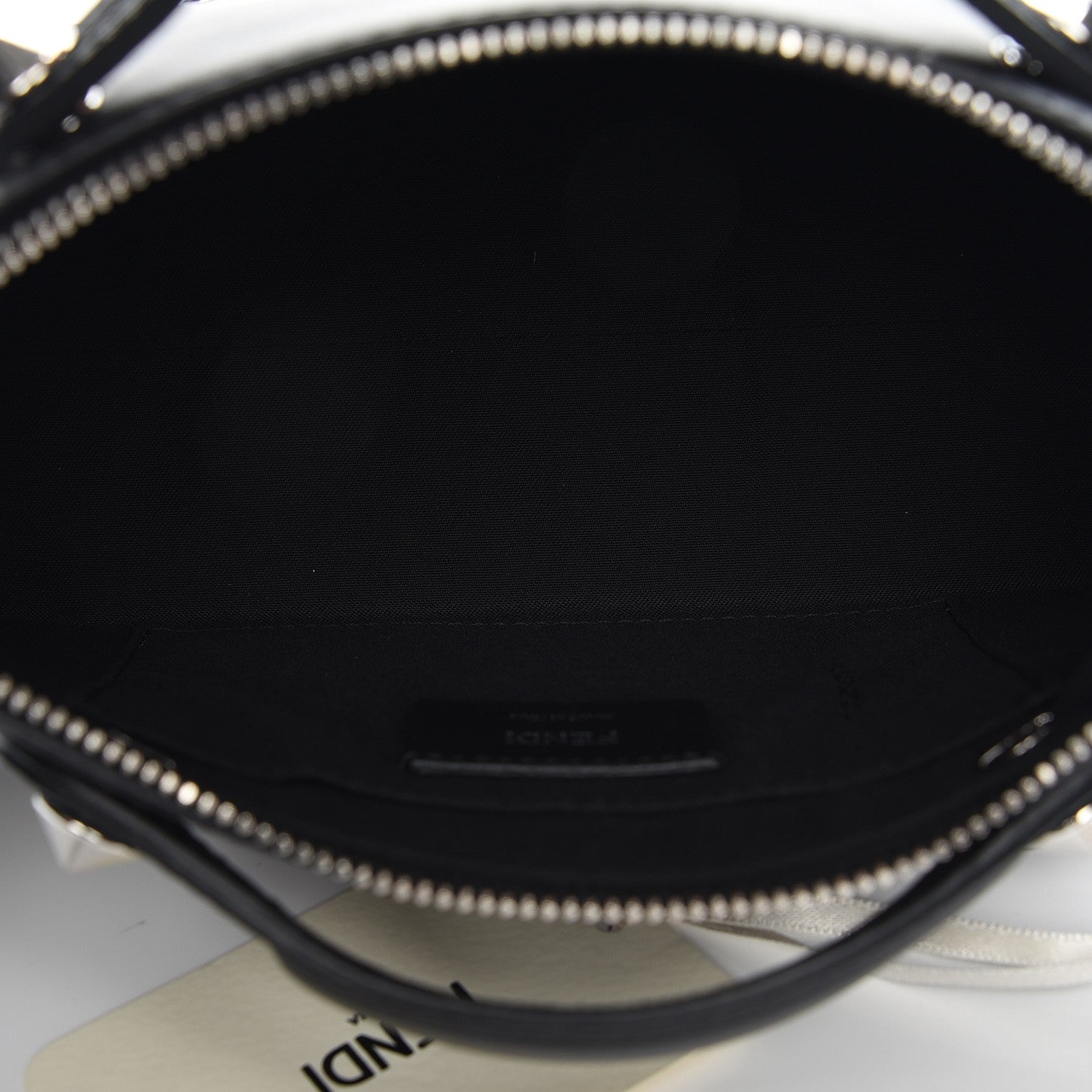 Fendi Vitello Dolce Mini By The Way Boston Bag Black 5 of 7