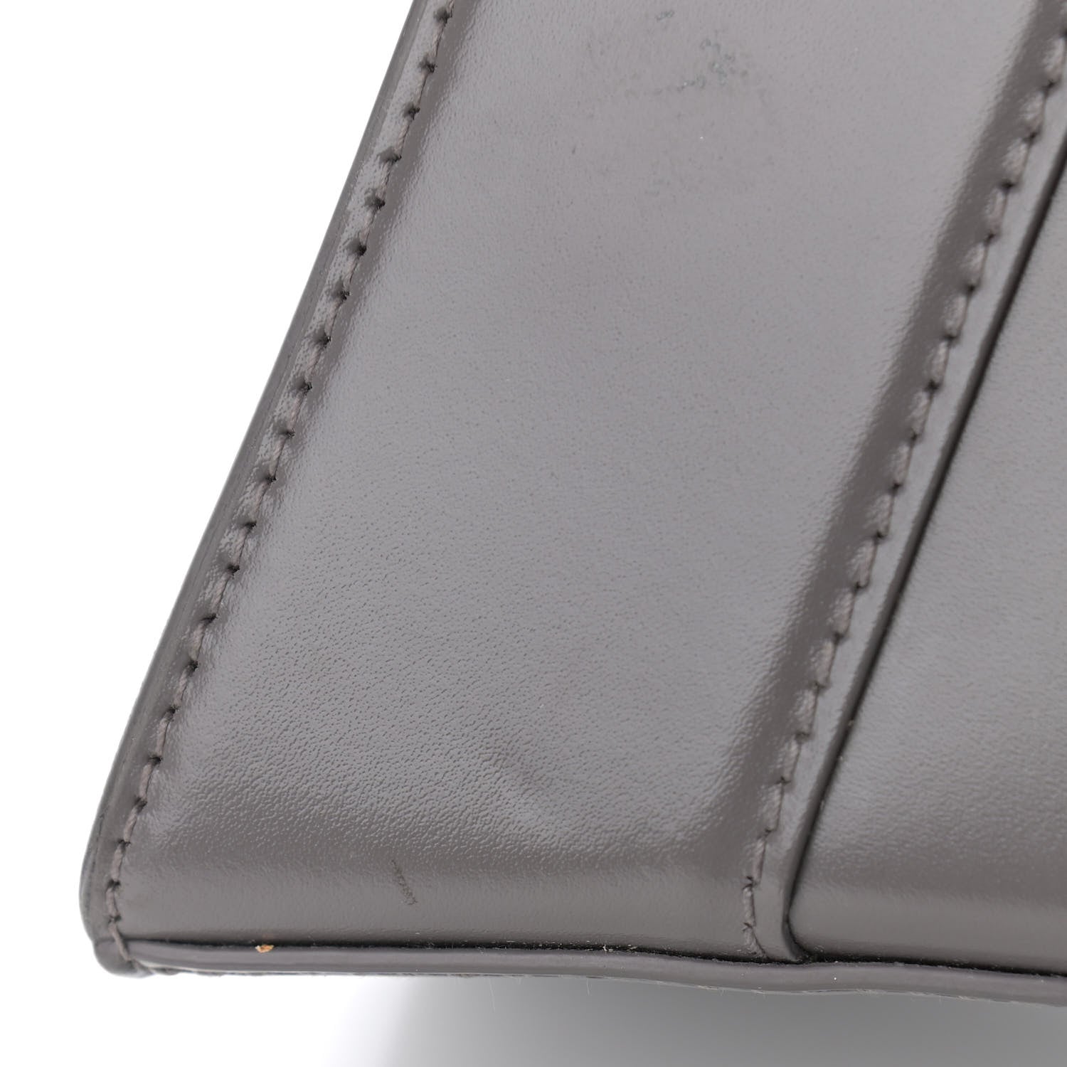 Balenciaga Shiny Box Calfskin Small Hourglass Top Handle Bag Dark Grey 12 of 15