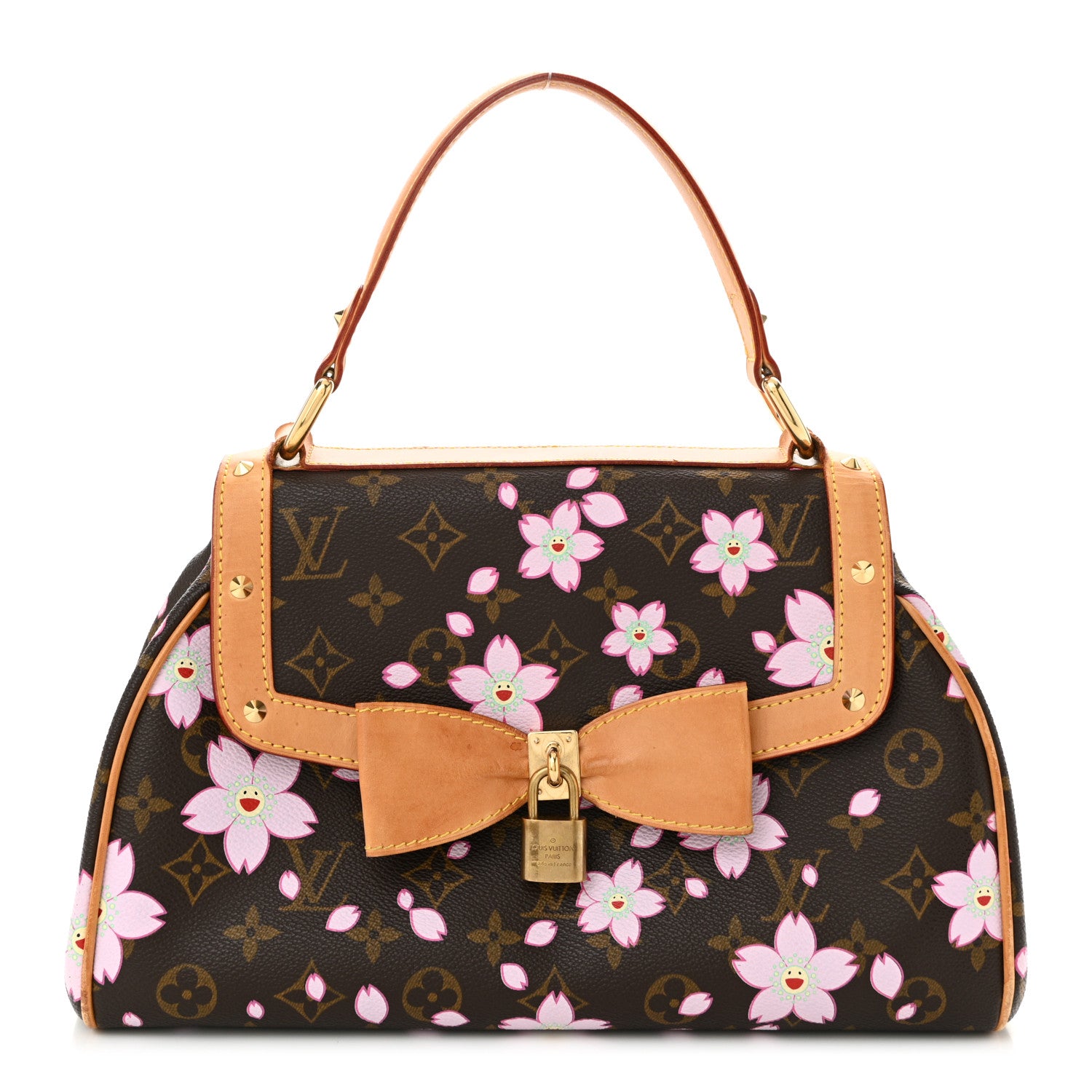 Louis Vuitton Monogram Cherry Blossom Sac Retro Bag Brown 1 of 11