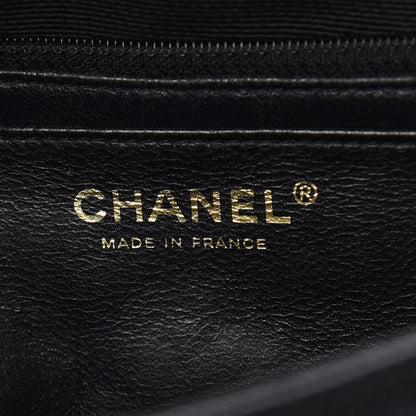 Chanel Caviar Quilted Jumbo Single Flap Black 6 of 12