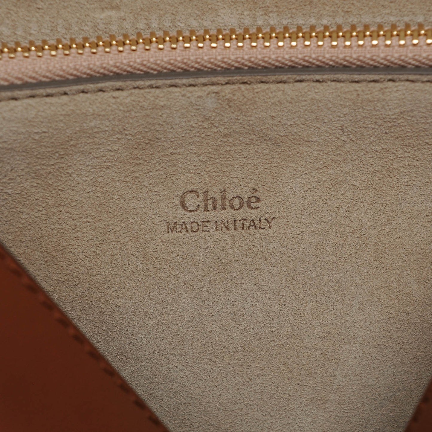 Suede Calfskin Medium Faye Shoulder Bag Tobacco