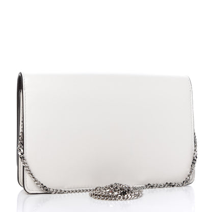 Fendi Vitello Century Lucido Nappa Flowerland Studded Tube Wallet On Chain White Ice Multicolor 3 of 11