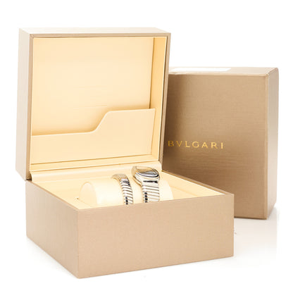Bulgari Stainless Steel 35mm Serpenti Tubogas Quartz Watch Black Black Black 5 of 5