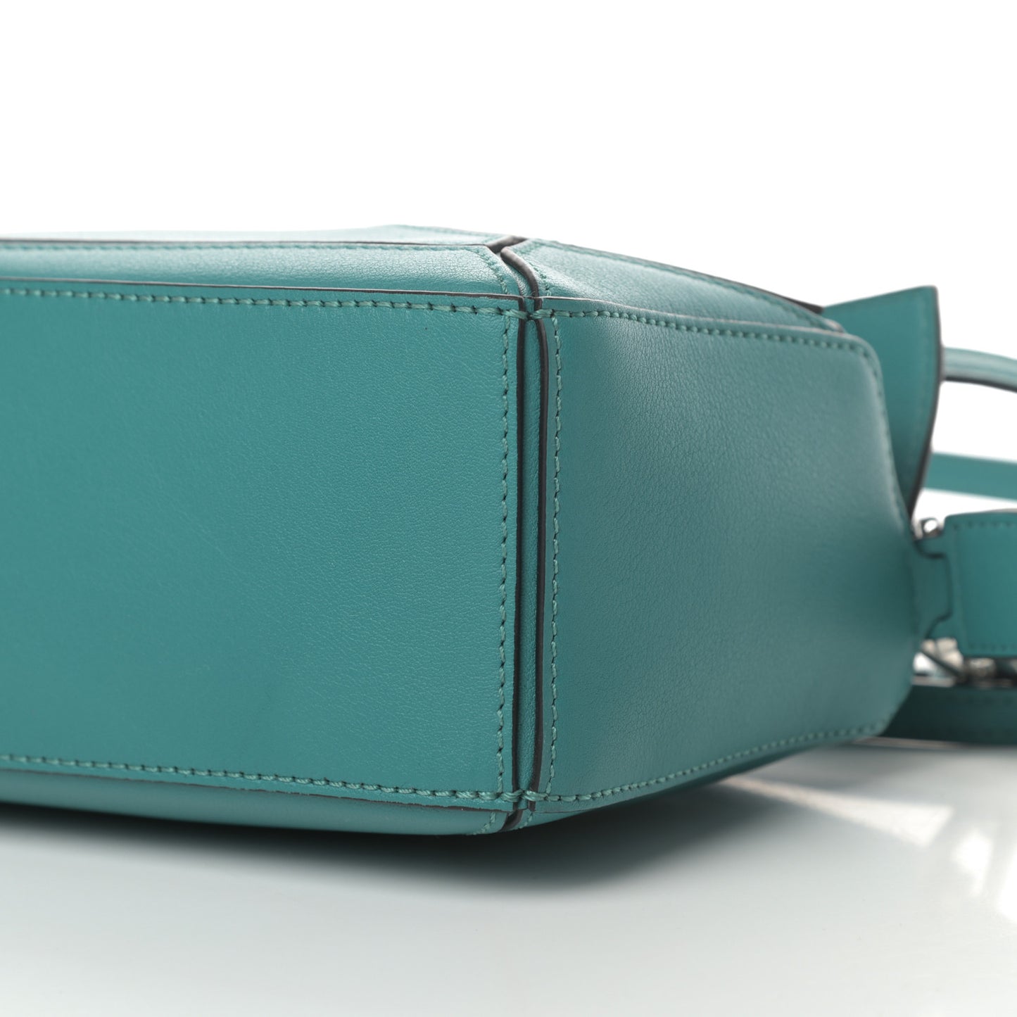 Calfskin Mini Puzzle Bag Emerald Green