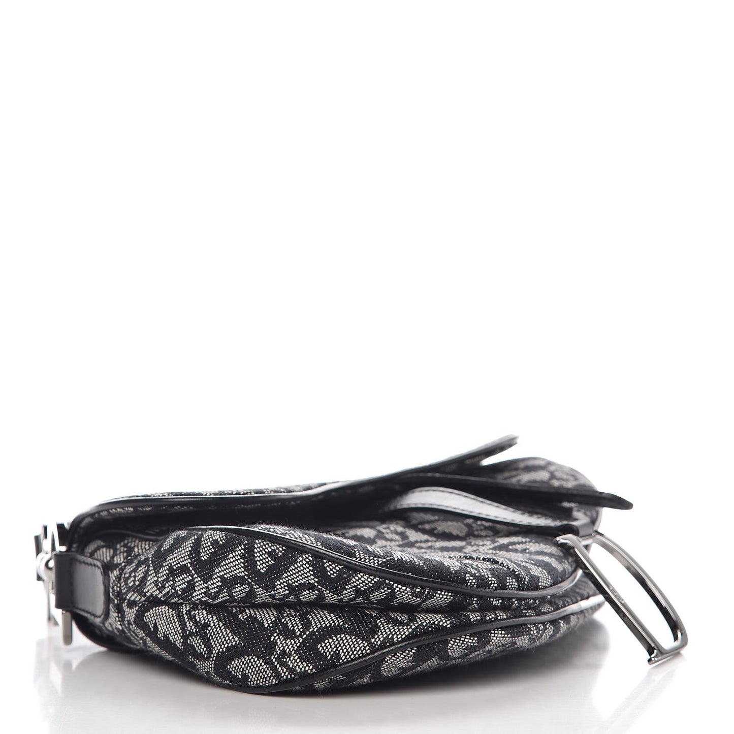 Monogram Saddle Bag Black
