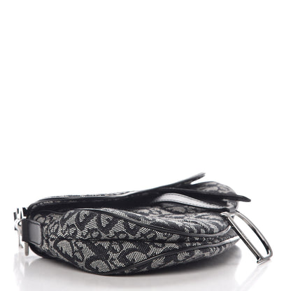 Christian Dior Monogram Saddle Bag Black 3 of 7