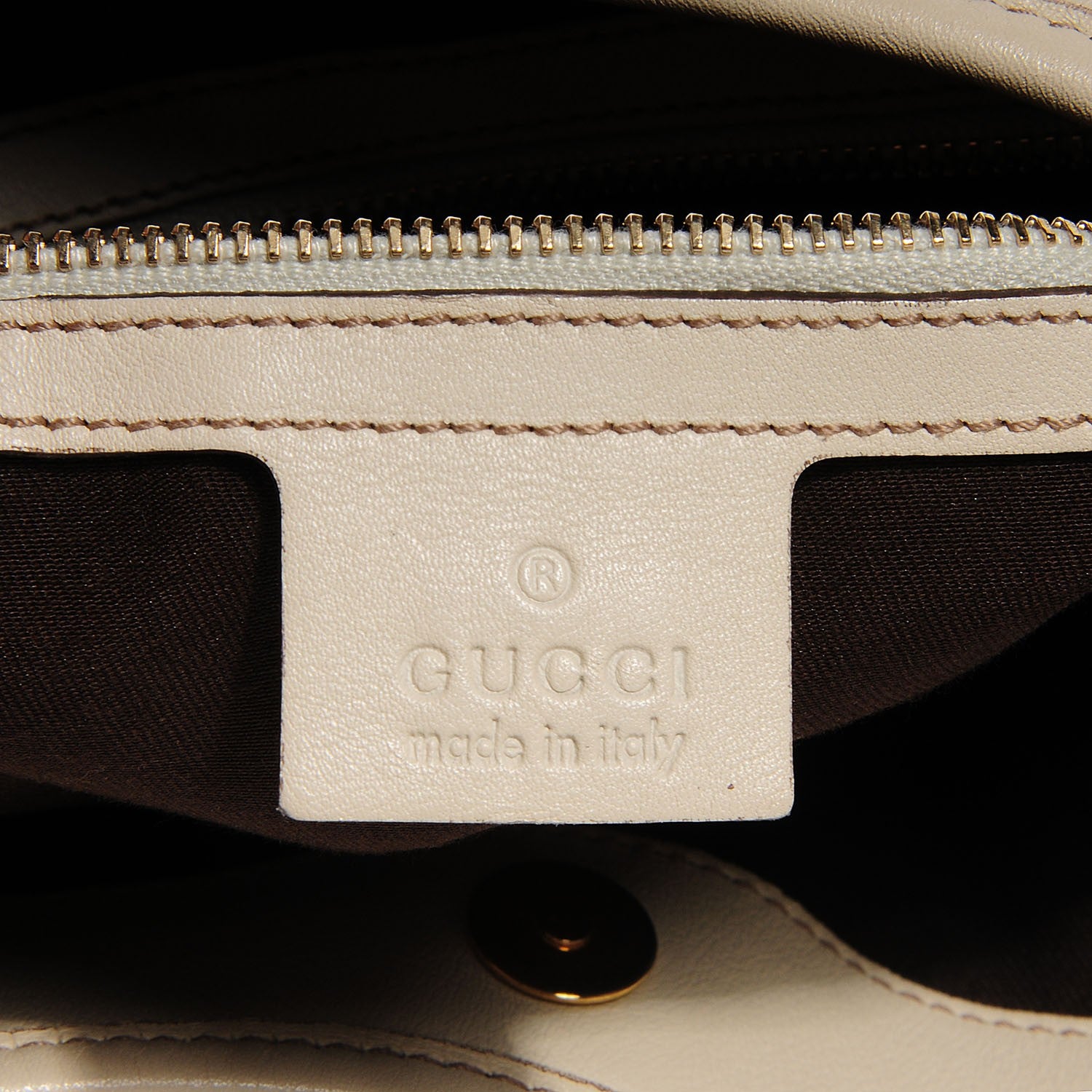 Gucci Leather Large Horsebit 85th Anniversary Hobo Off White 5 of 14