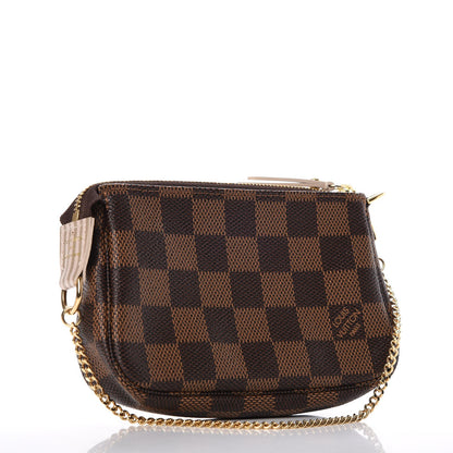Louis Vuitton Damier Ebene Trunks and Locks Mini Pochette Accessories 3 of 7