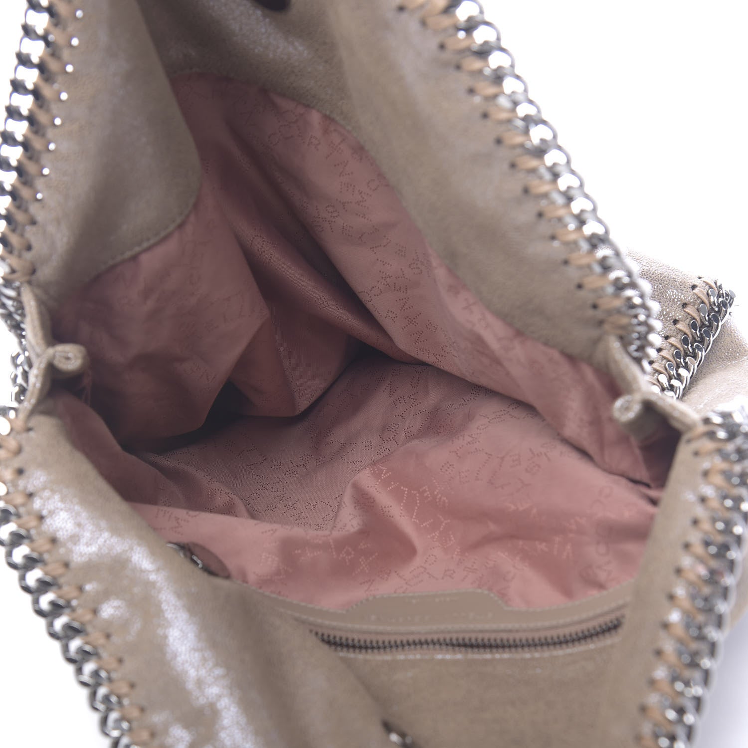Stella McCartney Shaggy Deer Falabella Fold Over Tote Taupe 6 of 10