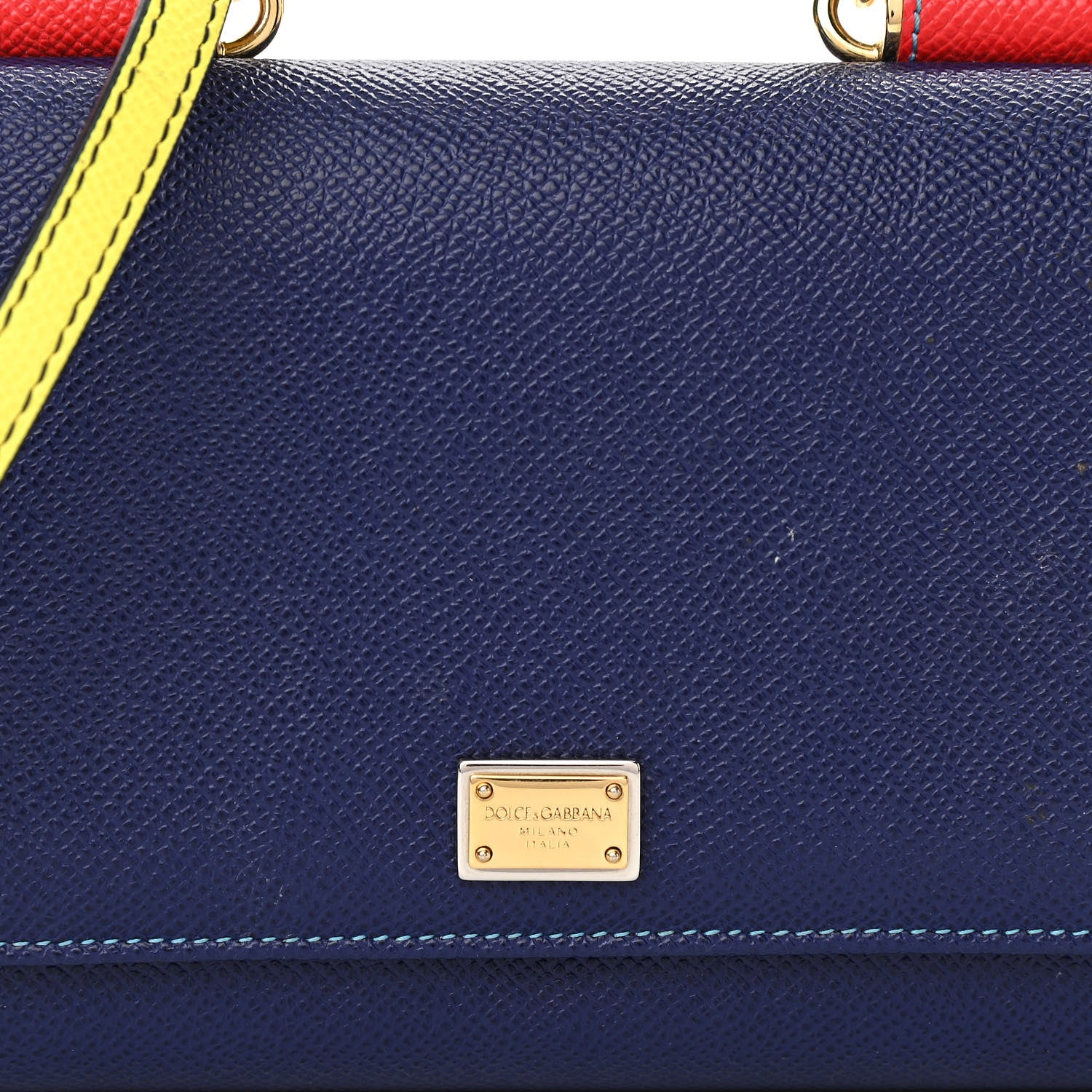 Dolce & Gabbana Dauphine Calfskin Miss Sicily Lipstick Crossbody Bag Multicolor 8 of 13