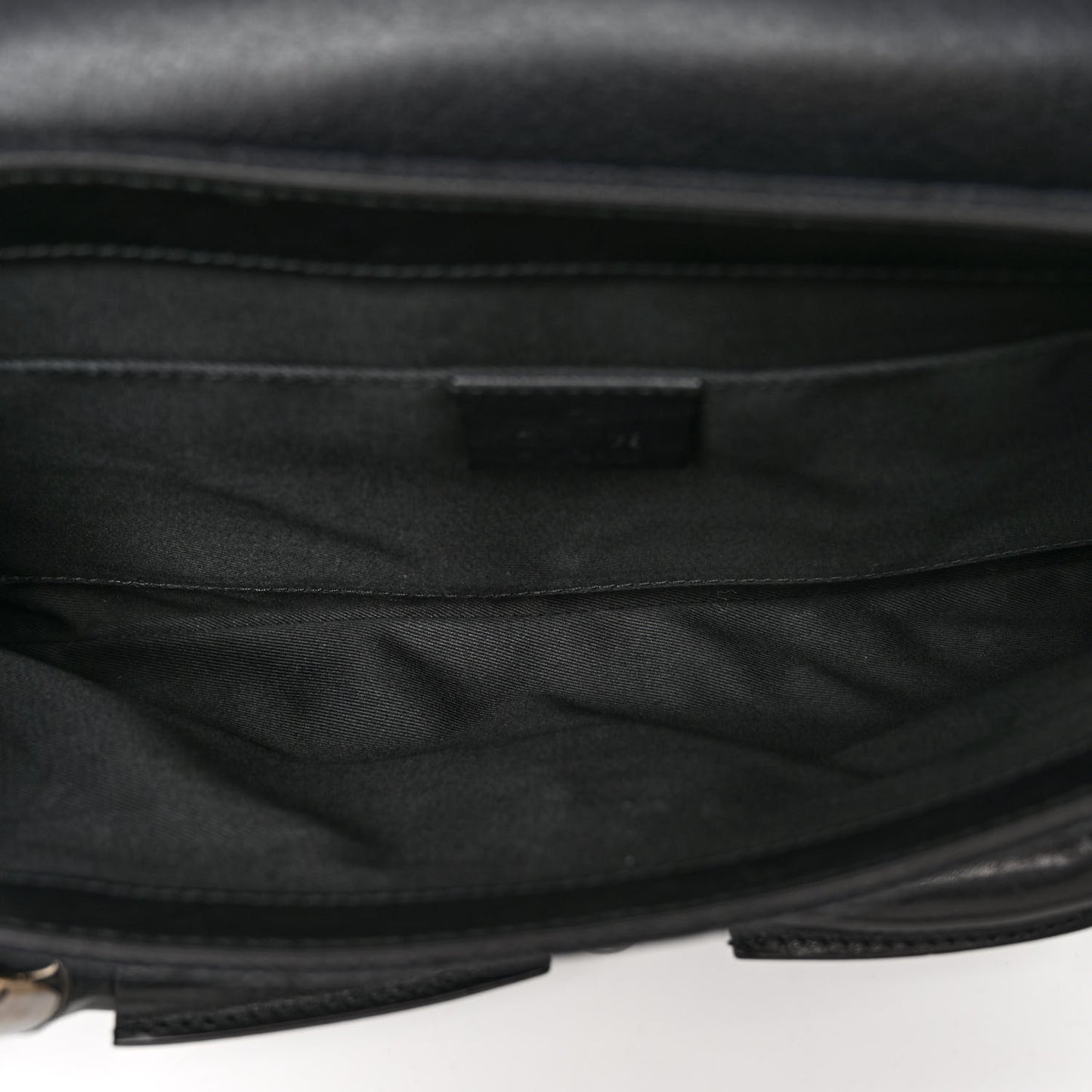 Monogram Studded Horsebit Clutch Black