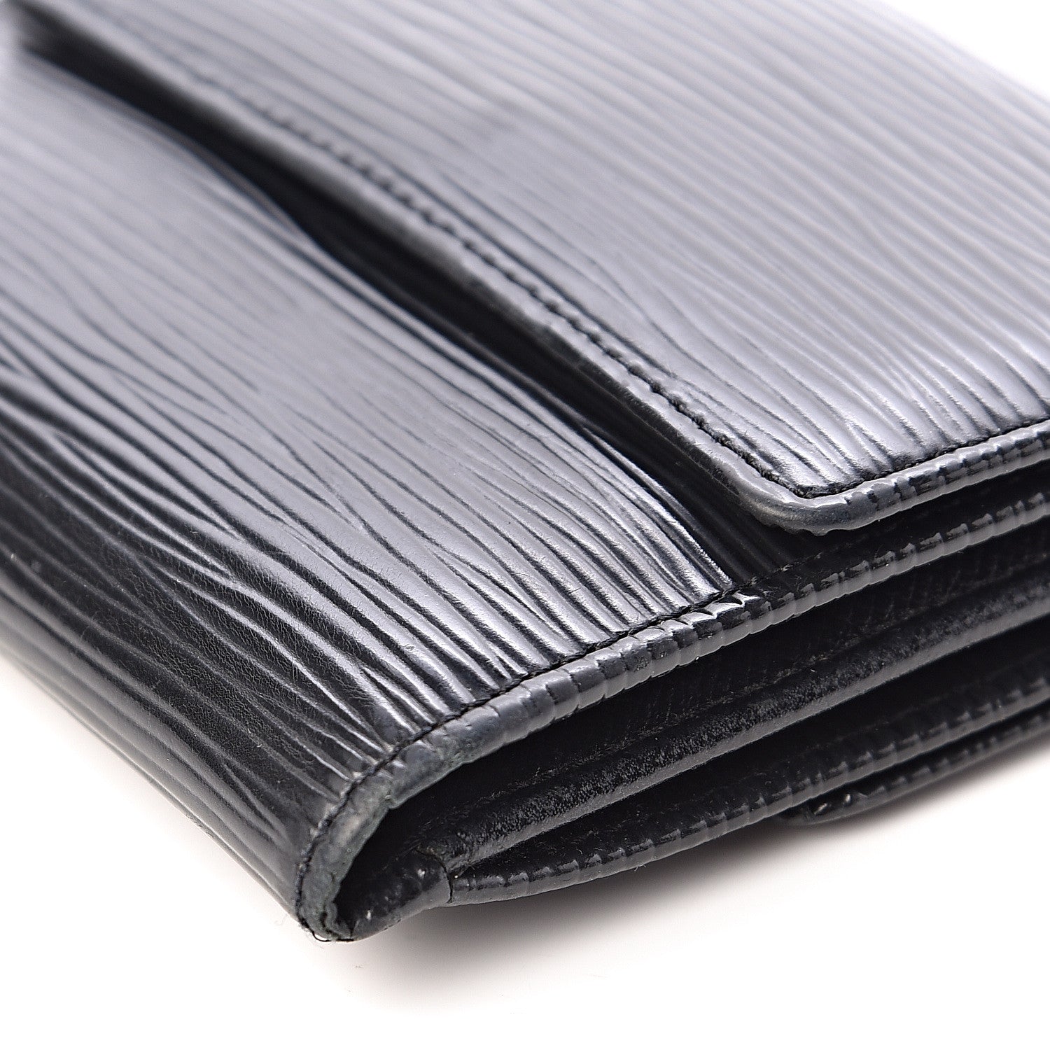Louis Vuitton Epi Elise Wallet Black 9 of 12