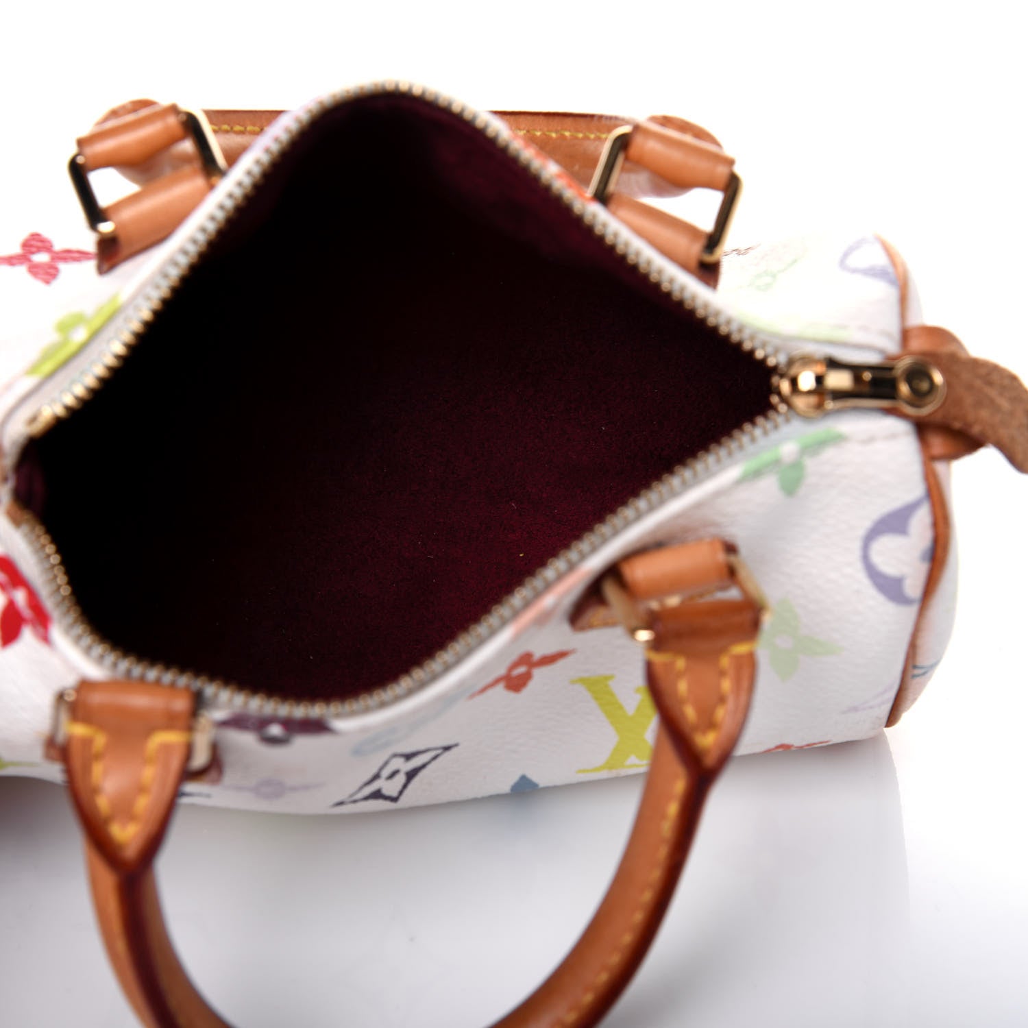Louis Vuitton Monogram Multicolor Mini Sac HL Speedy White 5 of 15