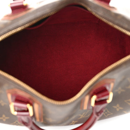 Louis Vuitton Monogram Mirage Speedy 30 Bordeaux 5 of 11