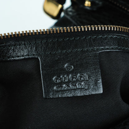 Gucci Monogram Medium Jockey Hobo Black 6 of 7
