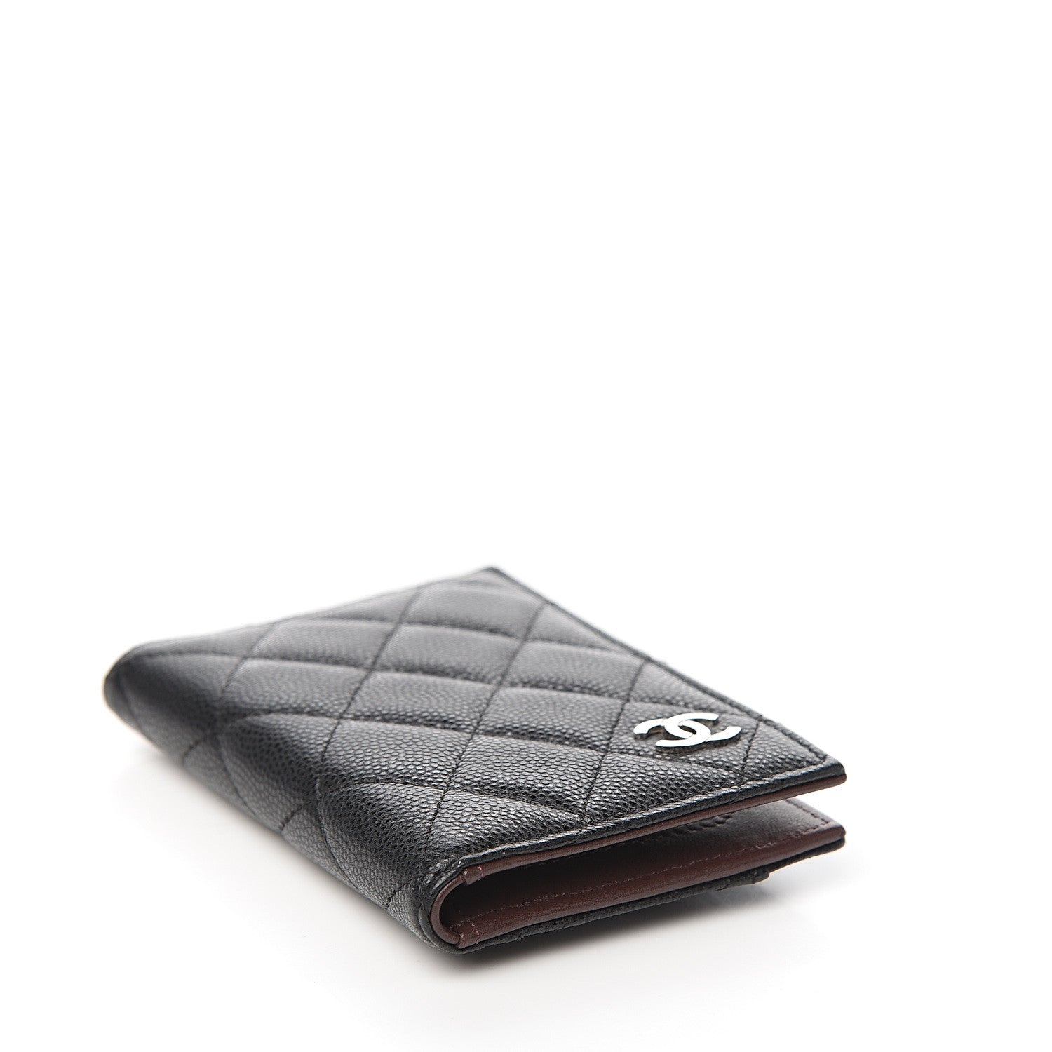Chanel Caviar Quilted Card Holder Wallet Black 3 of 7