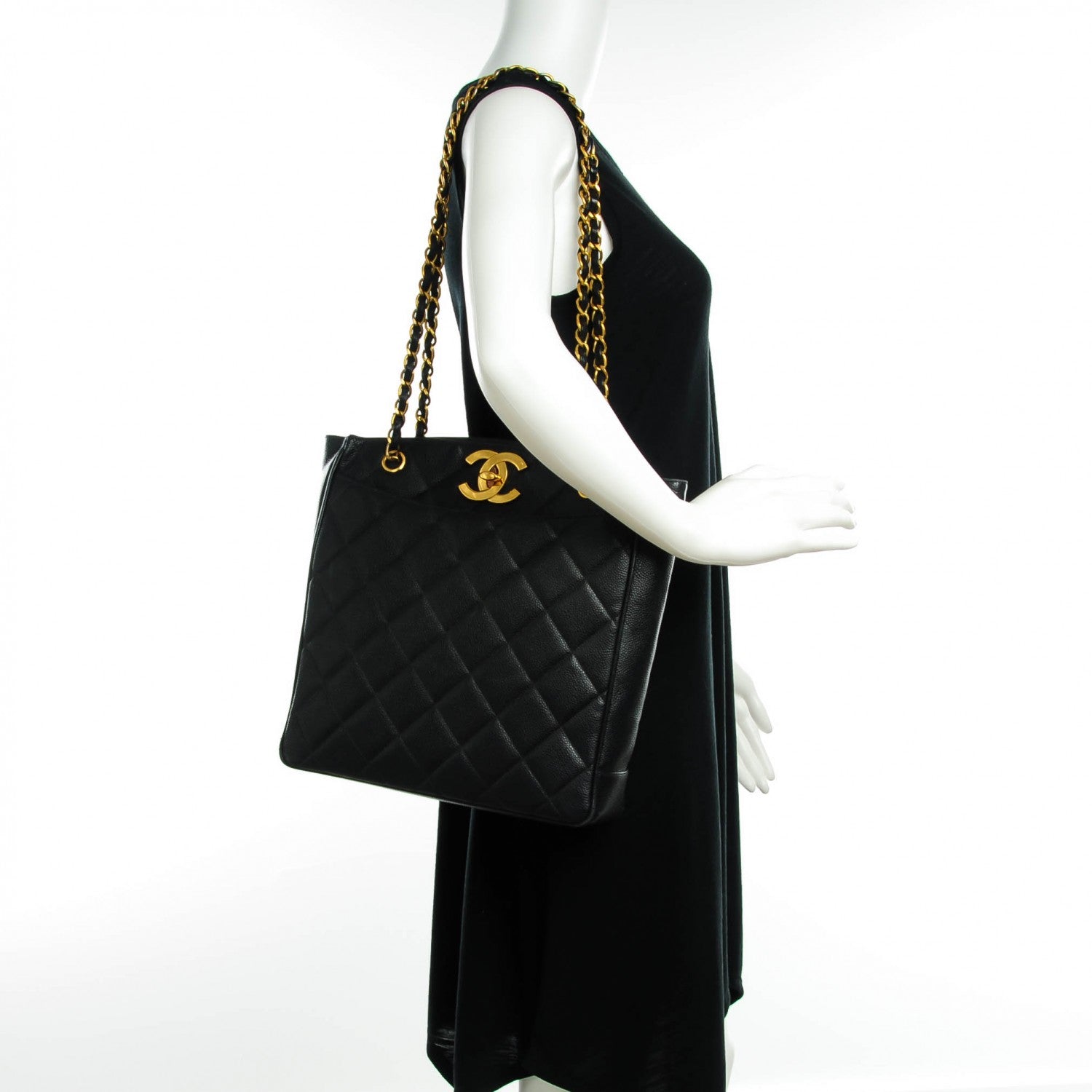 Chanel Caviar Shopper Tote Black 2 of 10