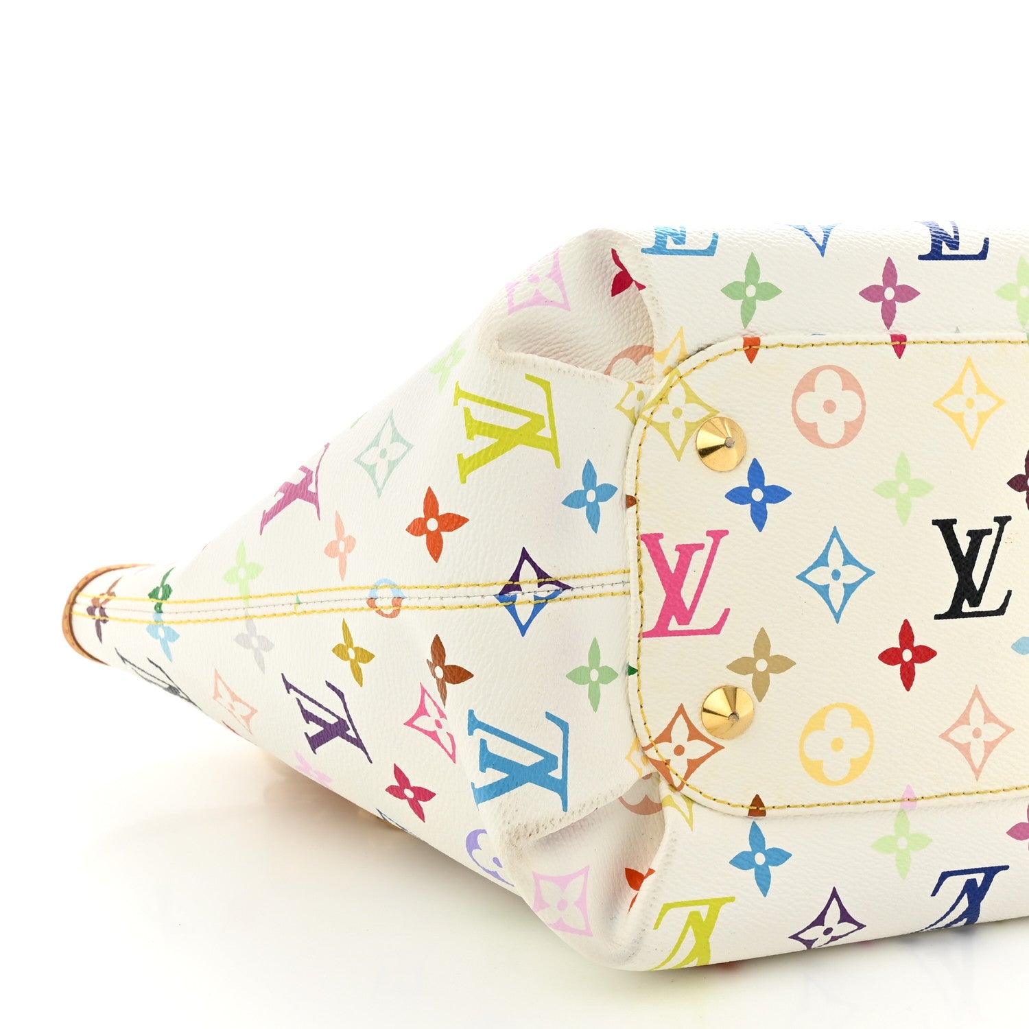 Louis Vuitton Monogram Multicolor Annie MM White 9 of 14