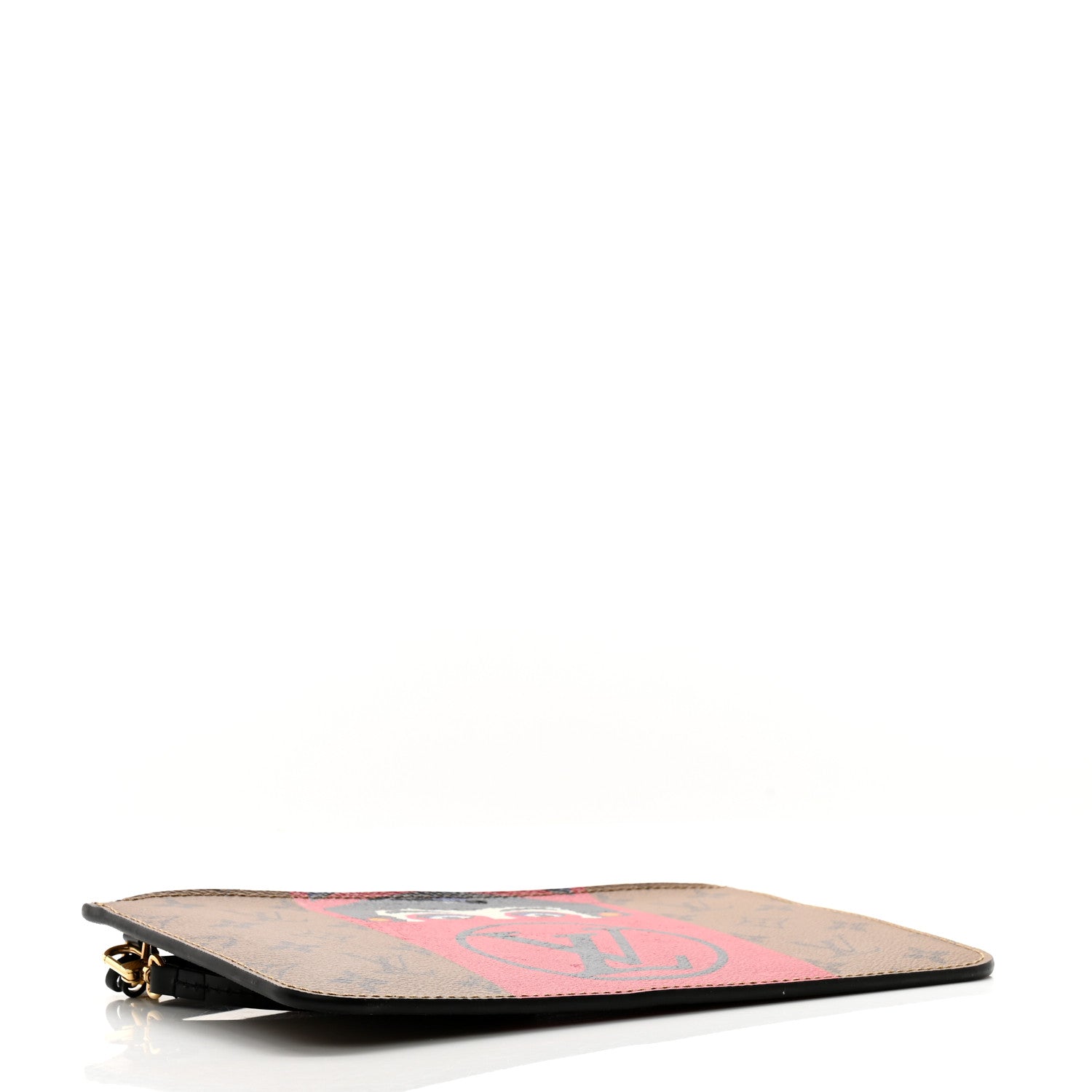 Louis Vuitton Reverse Monogram Kabuki MM GM Pochette 4 of 9