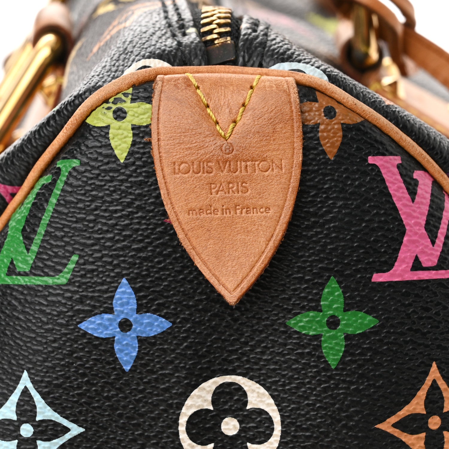 Louis Vuitton Monogram Multicolor Speedy 30 Black 6 of 13