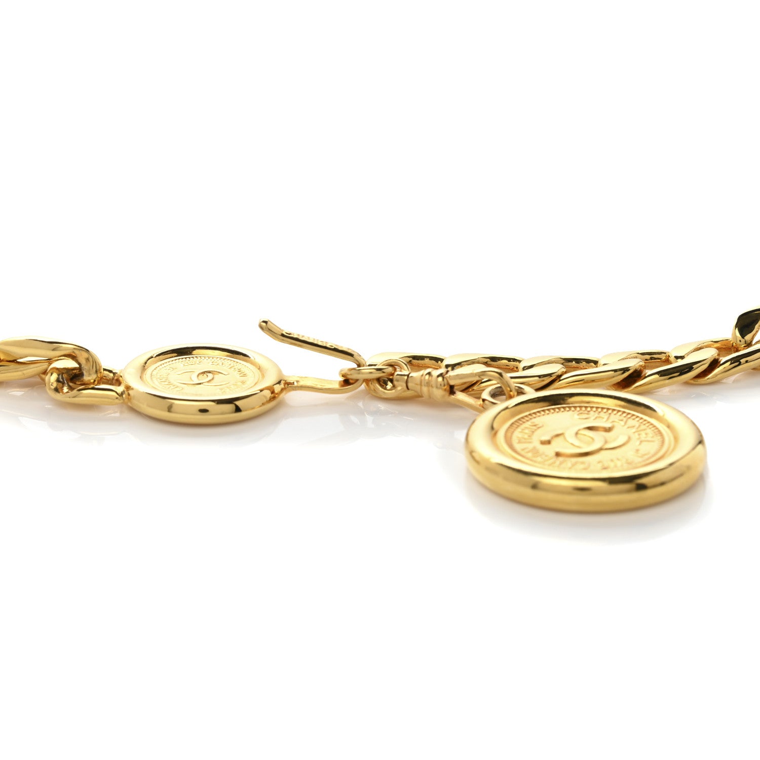 Chanel CC Coin Chain Belt Gold 4 of 5