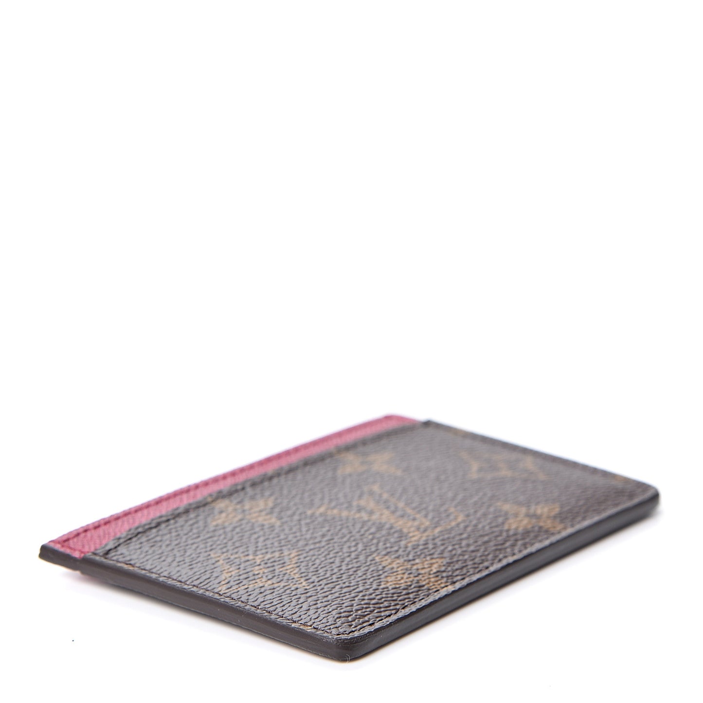 Monogram Card Holder Fuchsia