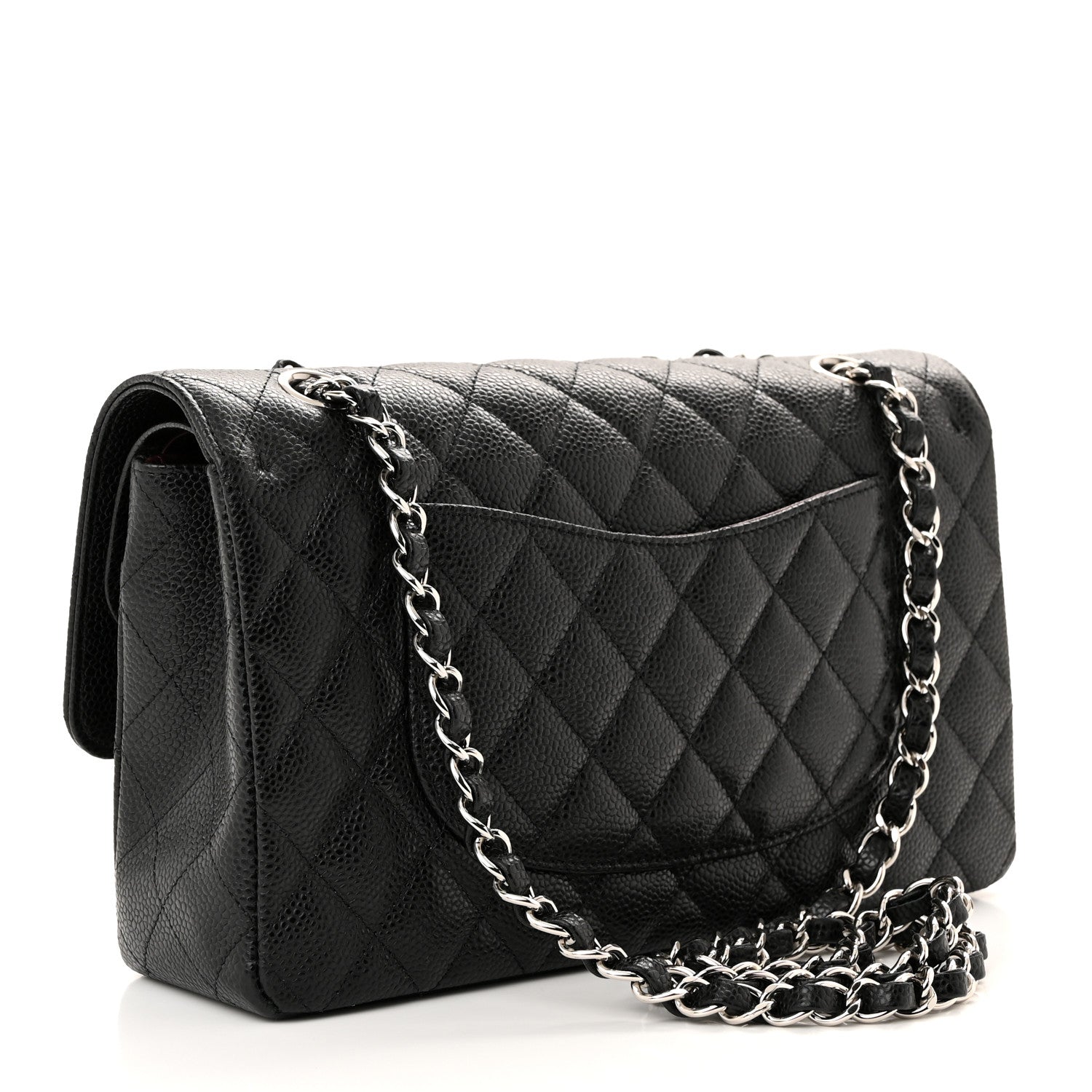 Chanel Caviar Quilted Medium Double Flap Black 3 of 11