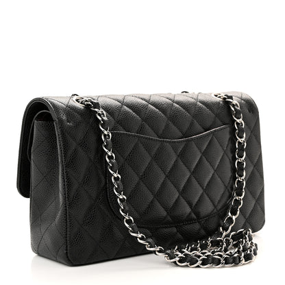 Chanel Caviar Quilted Medium Double Flap Black 3 of 11