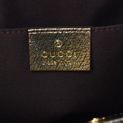 Gucci Monogram Bamboo Chain Tom Ford Shoulder Bag Metallic 6 of 7