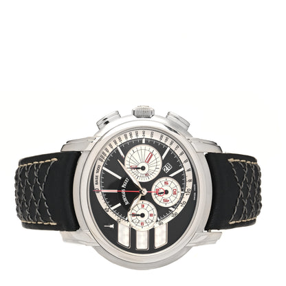 Audemars Piguet Stainless Steel Calfskin 47mm Millenary Tour Chronograph Limited Edition Automatic Watch Black 26142ST.OO.D001VE.01 2 of 4