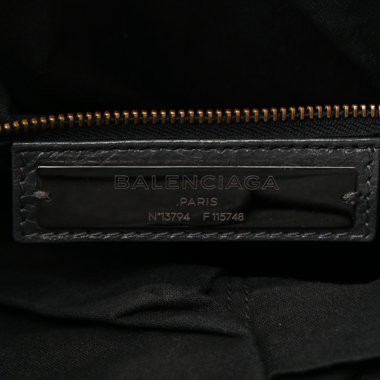 Balenciaga Agneau Classic Hardware City Gris Fossile 6 of 12