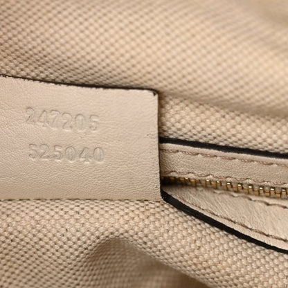 Gucci Calfskin Vintage Web Medium Boston White 7 of 23