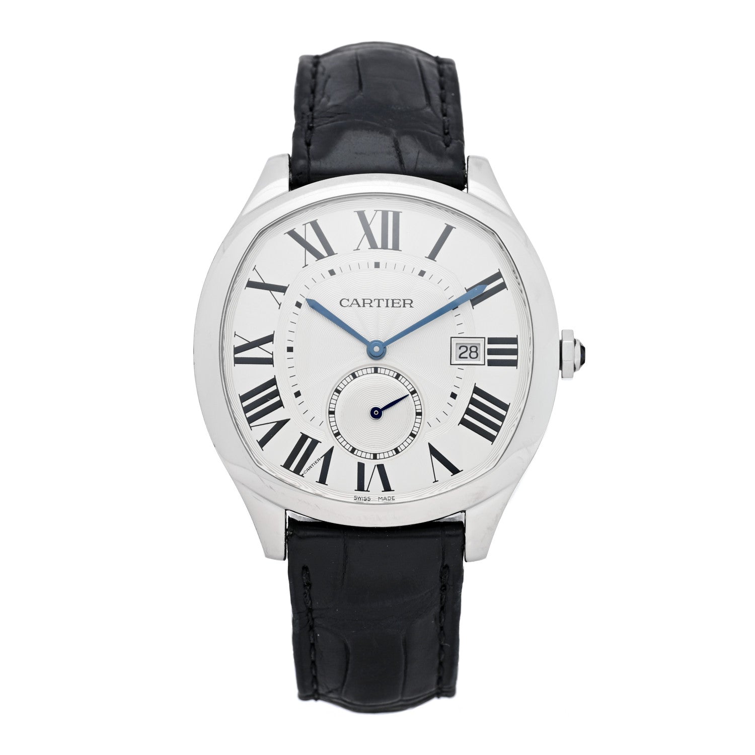 Cartier Stainless Steel Alligator 41mm Drive De Cartier Automatic Watch 1 of 5