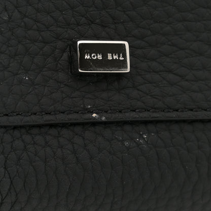 The Row Grained Calfskin Soft Margaux 10 Bag Black 10 of 11