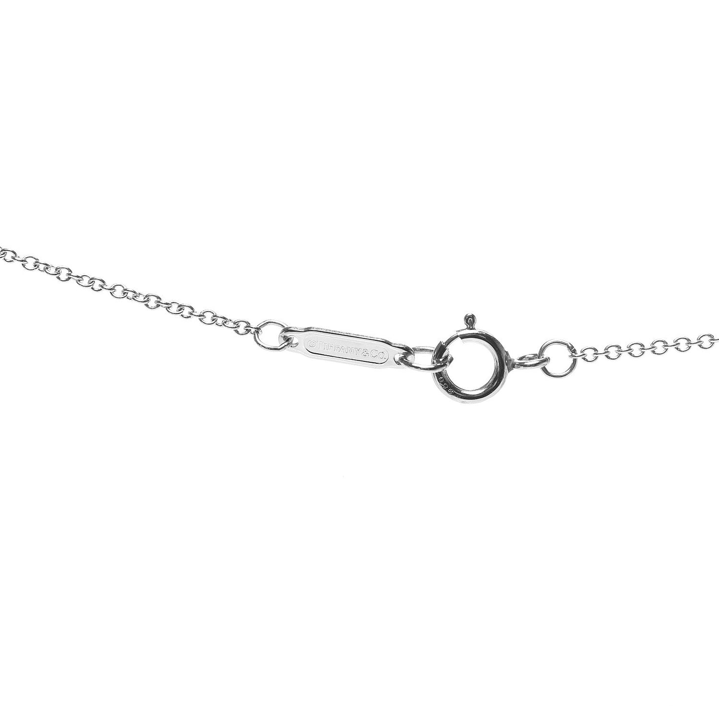 Platinum Diamond Bezel Set Cross Pendant Necklace