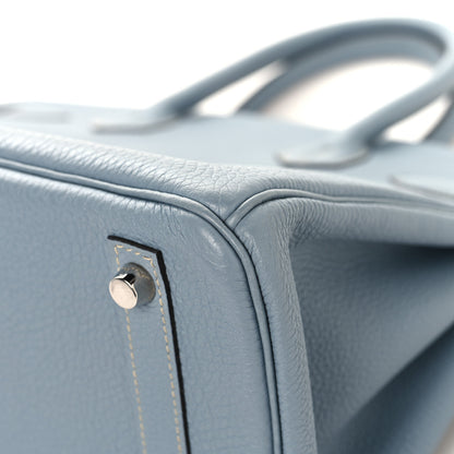 Hermes Togo Birkin 30 Bleu Lin 12 of 12