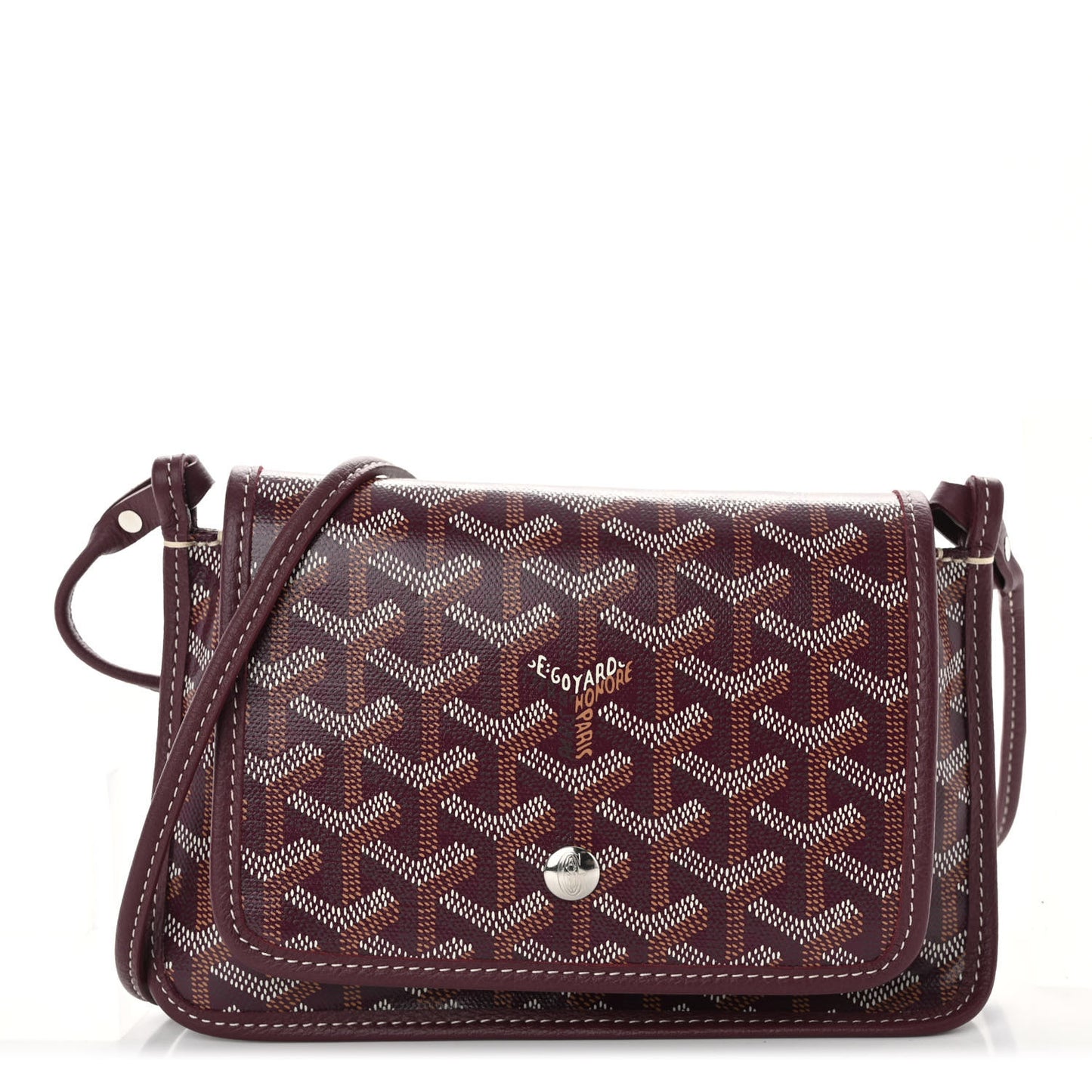Goyardine Plumet Wallet Clutch Burgundy