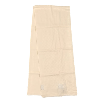 Gucci Cashmere GG Monogram Gem Lux Scarf White 2 of 3